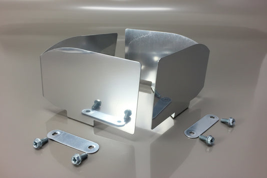 Code 3 MX7000 Vintage Lightbar - Reflector Mirror Assembly with Mount Hardware - light bar parts