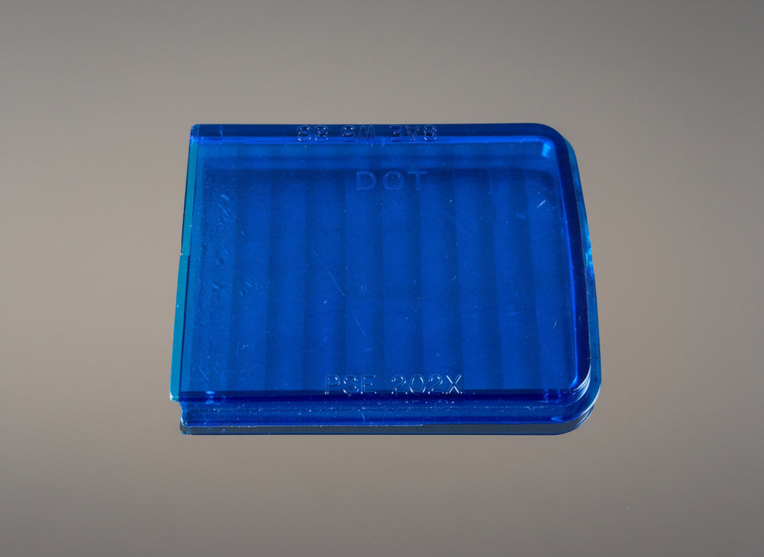 Code 3 PSE DeckBlaster - Blue Half Lens Filter - P/N: 202X