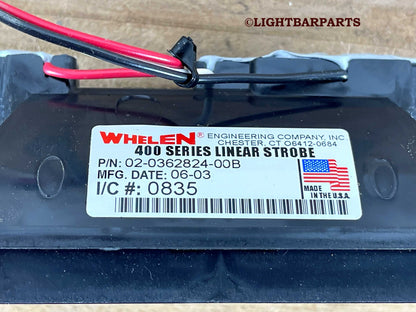 Whelen Edge 9000 9M Lightbar - 400 Series Linear Strobe P/N: 02-0362824-00B