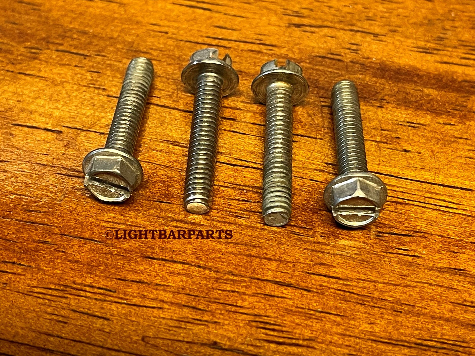 Federal Signal StreetHawk - Set of Four (4) Stainless Steel Dome Screws - V2