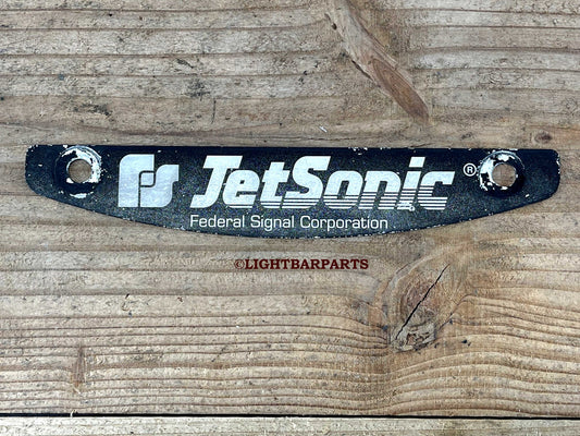 Federal Signal Jetsonic Lightbar - Endcap Name Plate - Metal - End Cap