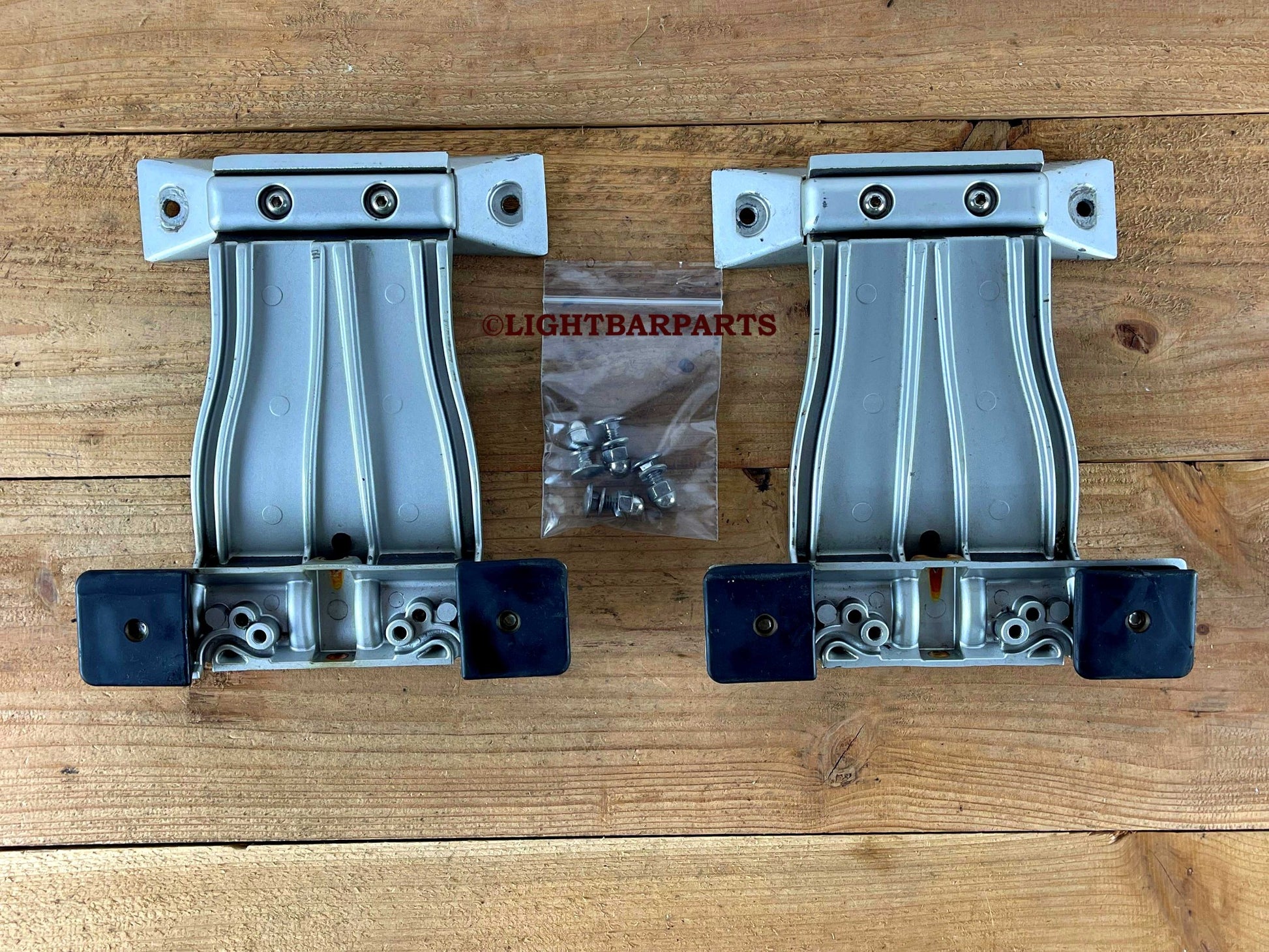 SoundOff ETL5000 Lightbar - Pair of Adjustable Height Mounting Feet Brackets