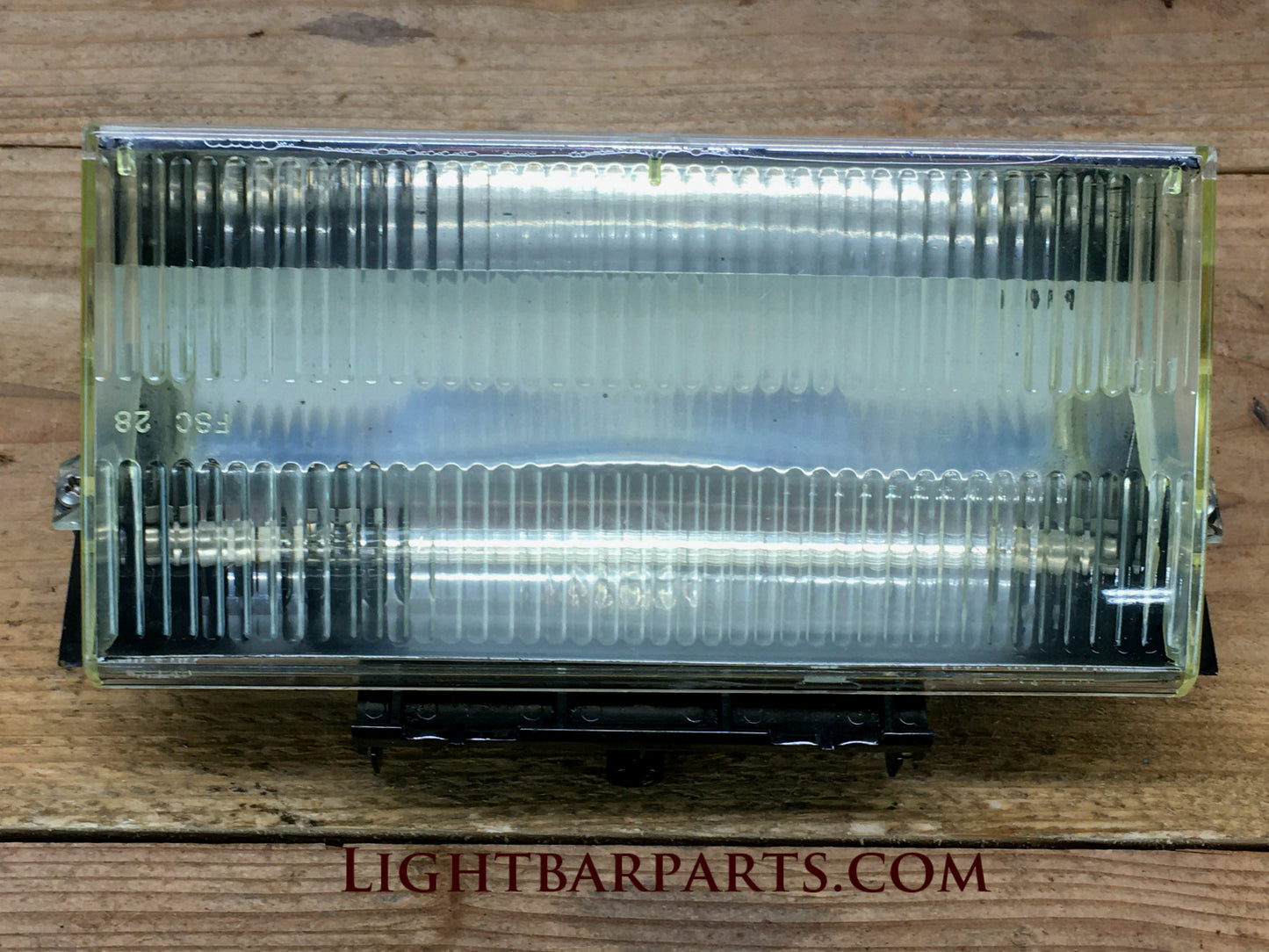 Vintage Federal Signal Vista Lightbar - Upper Screw In Linear Strobe Assembly