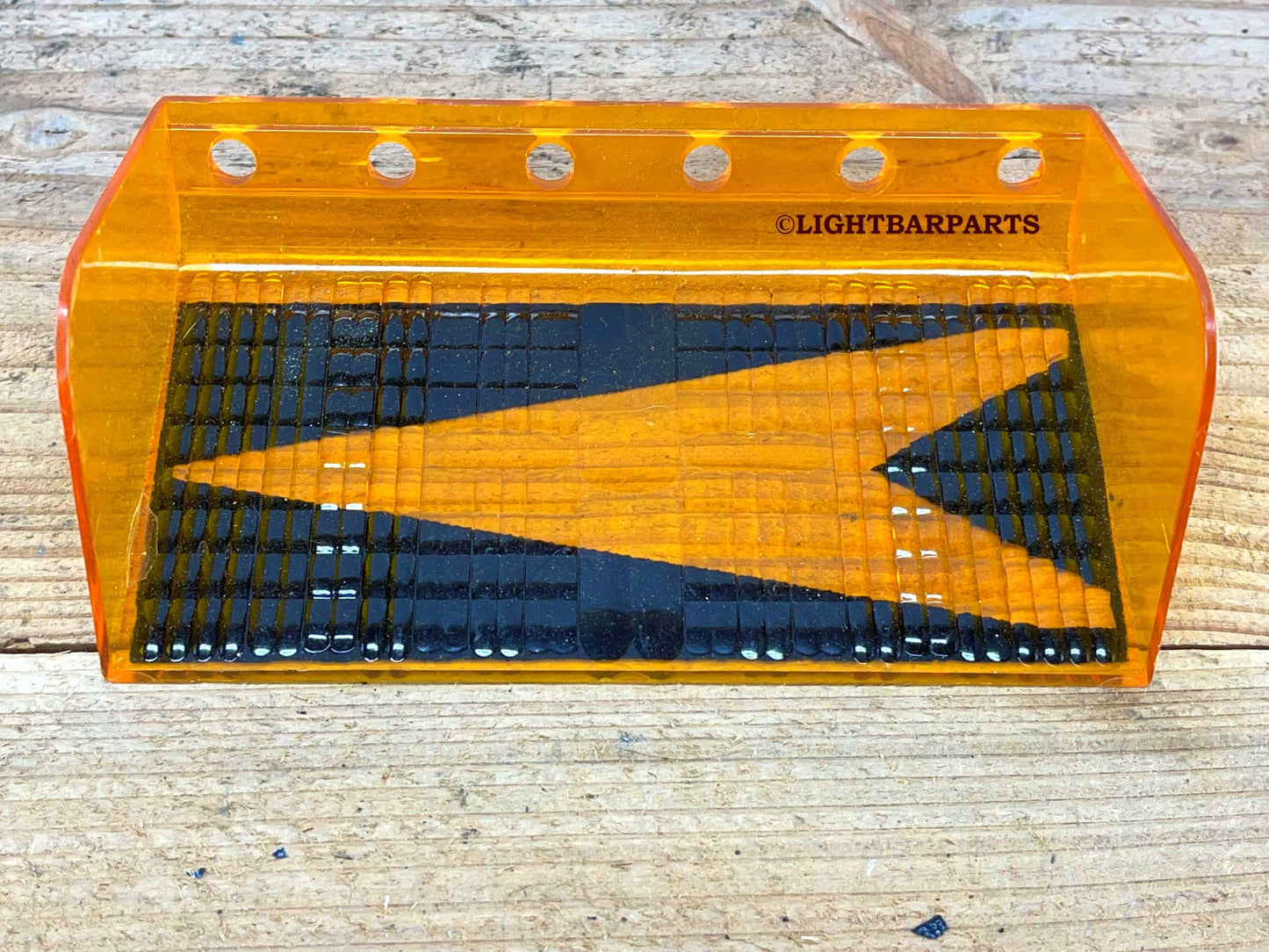 Code 3 MX7000 - Lower Arrow Amber Filter - 6 Hole