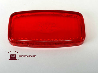 SVP - Mini Rectangular Strobe Head - Red Glass Lens Replacement - New