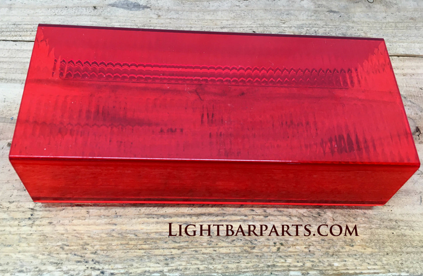 Whelen 7" inch Edge 9000 9M Mini Lightbar Red Lens Section Light Bar Parts