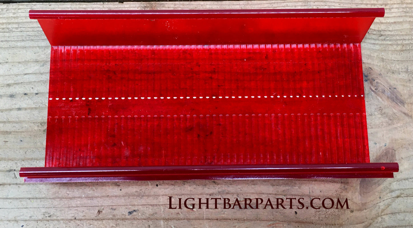 Whelen 7" inch Edge 9000 9M Mini Lightbar Red Lens Section Light Bar Parts