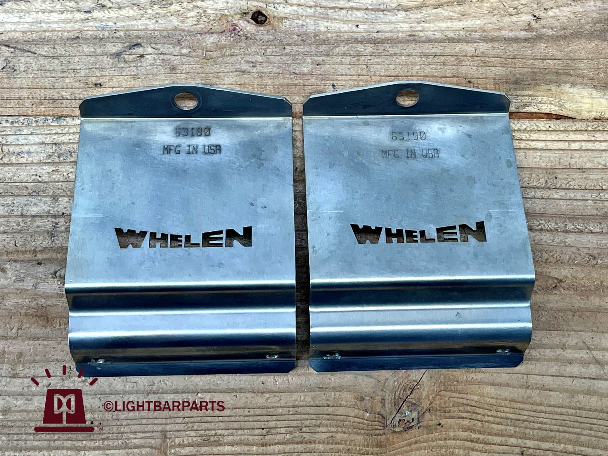 Whelen 63190 Lightbar Gutter Strap Pair -  For Crown Victoria Police Interceptor