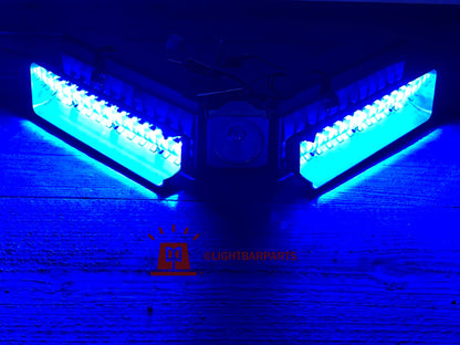CODE 3 RX2700  - Blue Corner LED Module - 12 Diodes - with Halogen Alley Light