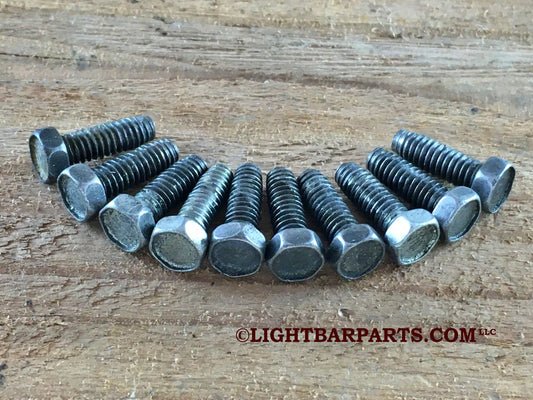 Federal Signal Aerodynic / Twinsonic Lightbar - Lot of 10 Mounting Bolts/Screws - light bar parts