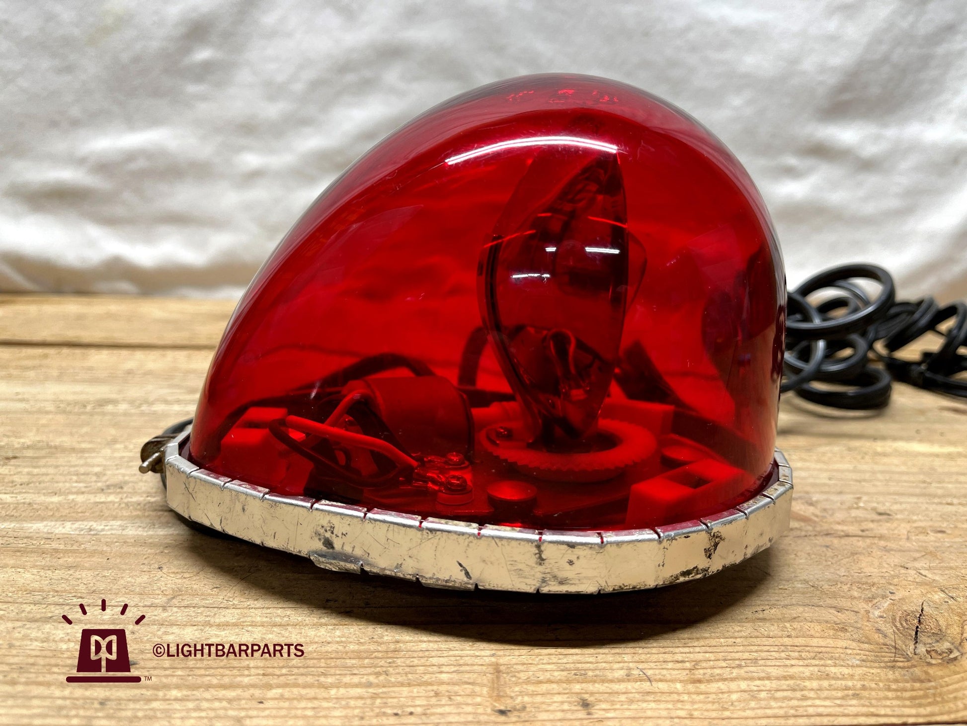 K-D Lamp Company - Tear Drop Red Beacon Kojak Light - Model: 875 - 12v