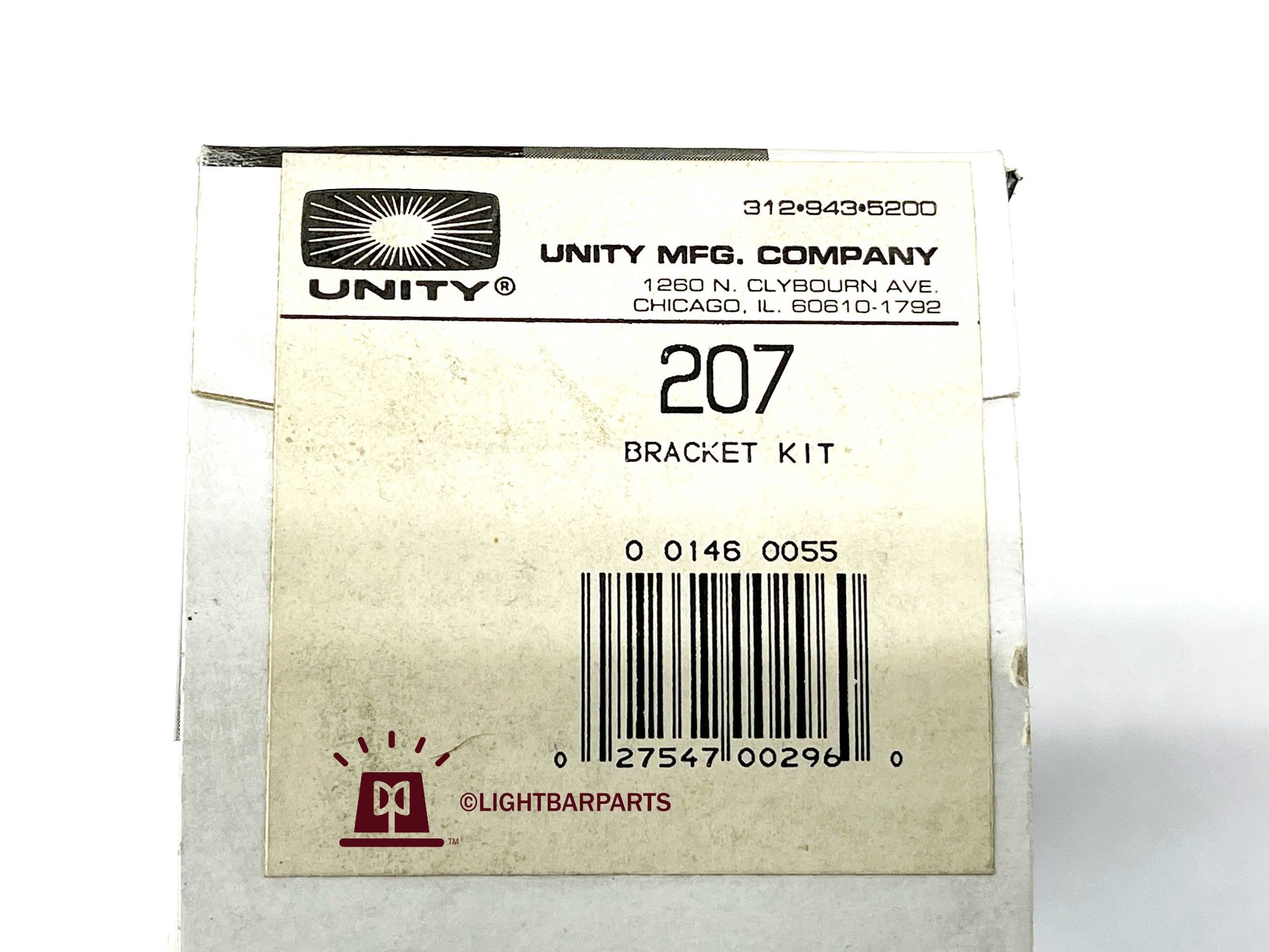 Unity Spotlight Parts - Installation Kit - 207 (Drivers Side)
