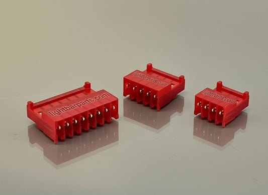 Whelen MPC01 Controller - Set Of 3 Pin Connectors 4 - 5 & 7 PIN