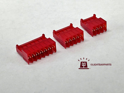 Whelen MPC01 Controller - Set Of 3 Pin Connectors 4 - 5 & 7 PIN