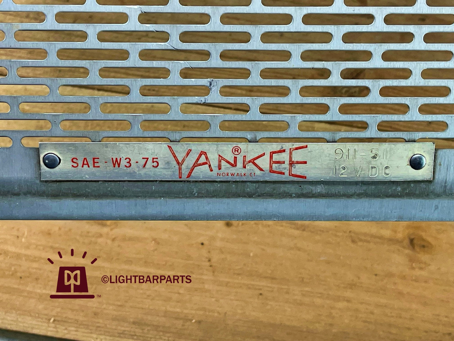 Yankee 911-51 Lightbar - 14-1/4" Speaker Grill Cover